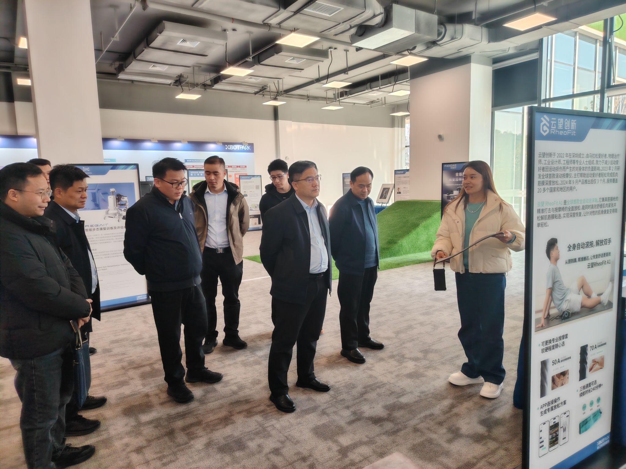 【智匯瀟湘】李鋼、黃創霞一行考察湘江科技創新院(圖)
